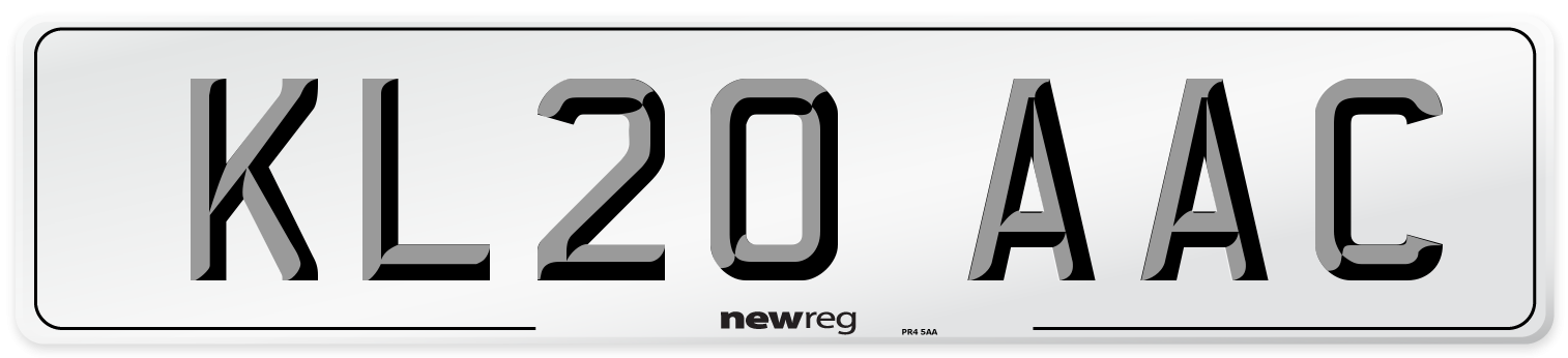 KL20 AAC Number Plate from New Reg